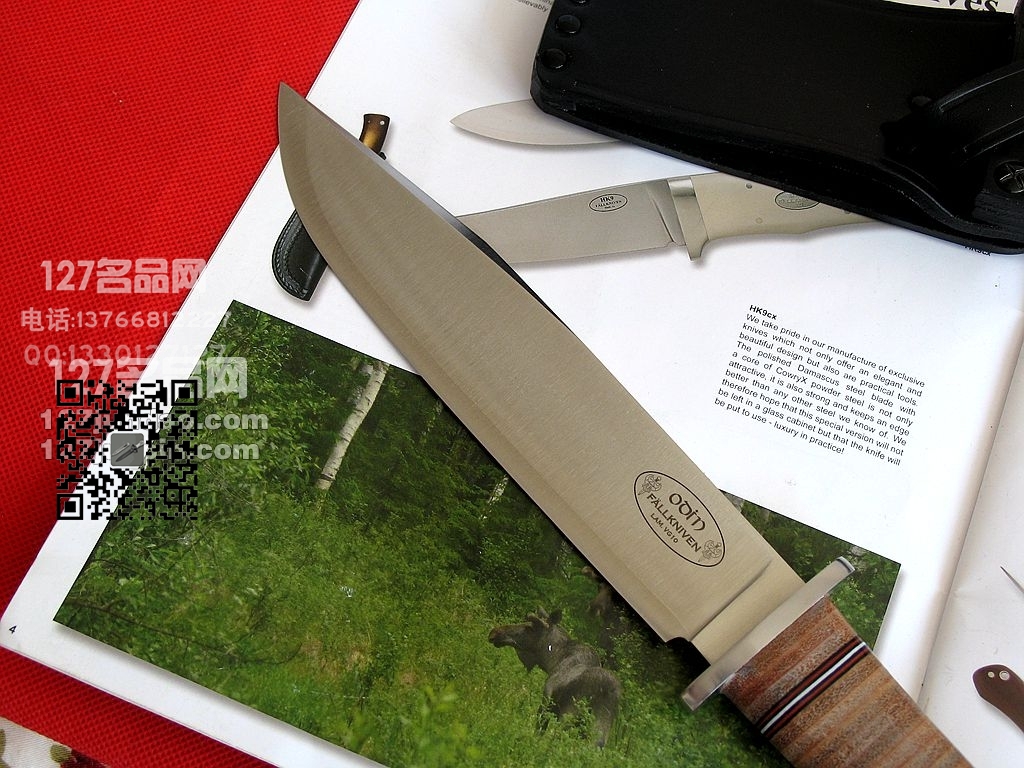 瑞典FK Fallkniven NL2奥丁神博依刀 福克尼文127名品