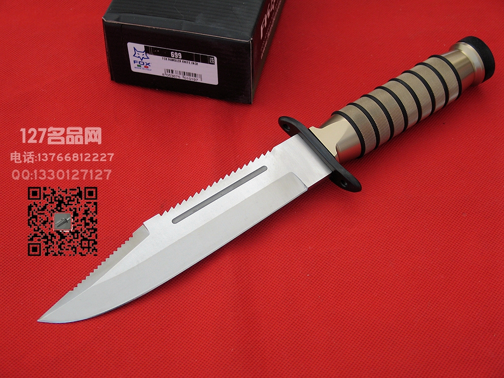 FOX Knives意大利狐狸699 野战生存刀127名品网