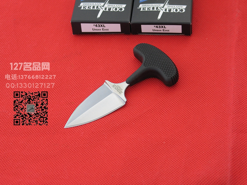 美国冷钢ColdSteel 43XL手刺 全刃小型手刺