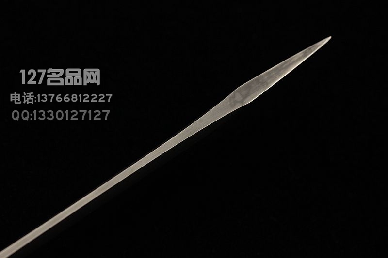 美国ABS刀匠协会 JS级刀匠 W2折叠锻打烧刃 日式直刀