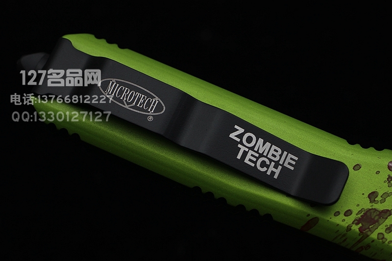 美国微技术Microtech Zombie-Tech 122-1Z僵尸双刃直跳