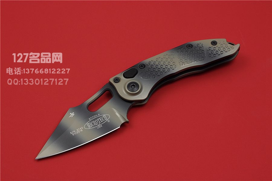 ​Microtech/Borka 微技术/博卡 丛林泰坦迷彩涂层 Stitch 史迪奇