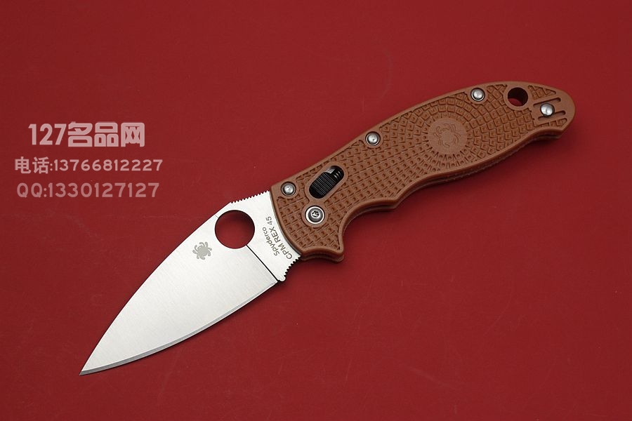 Spyderco  美国蜘蛛 C101GPBORE2 定制限量版CPM-REX45