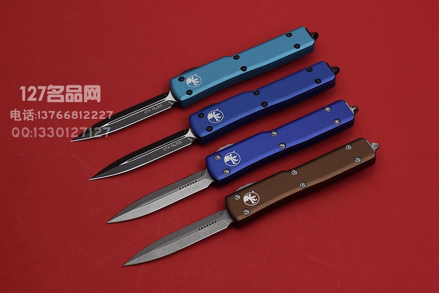 美国微技术Microtech  UT-70 迷你版 全自动双刃直跳 