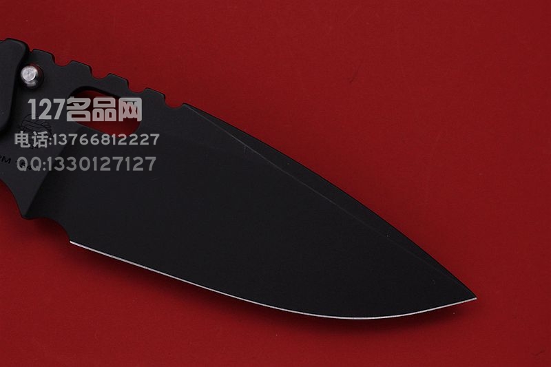 美国挺进者Strider SMF 展会版 全黑钛战术版折刀