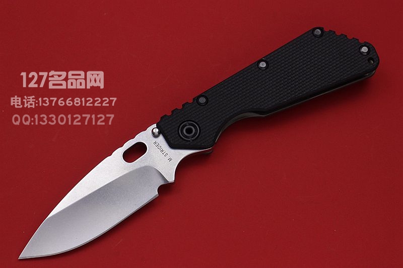 美国挺进者Strider SMF 石洗 G10手柄战术折刀