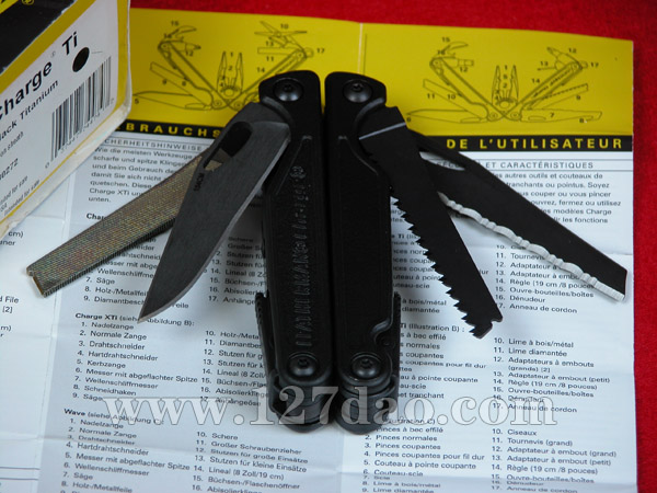莱泽蔓LEATHERMAN TI超智（黑钛军版）