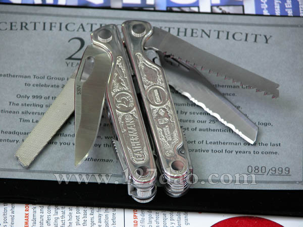 莱泽蔓LEATHERMAN 银柄纪念版
