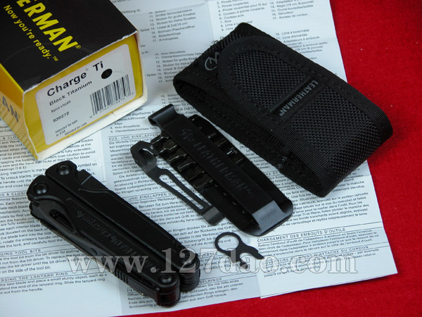 莱泽蔓LEATHERMAN TI超智（黑钛军版）