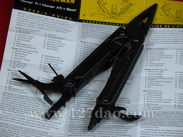 莱泽蔓LEATHERMAN TI超智（黑钛军版）