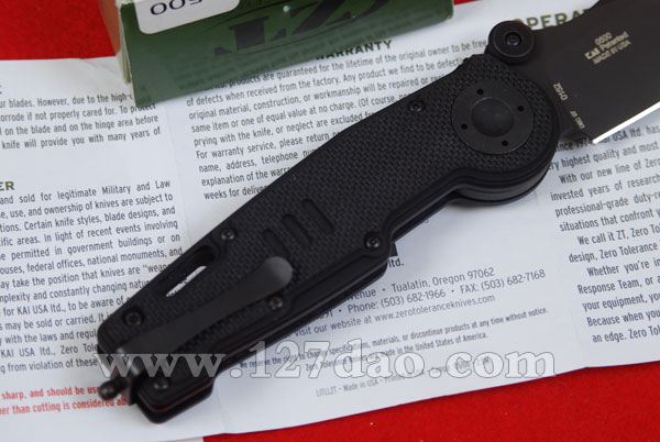 美国ZT 卡梭-ZT0500战术折刀