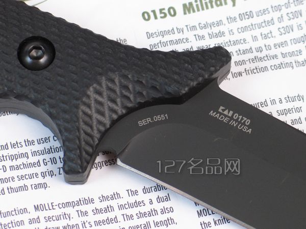 美国ZT零误差0170战术直刀
