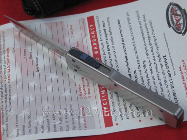 美国微技术MICROTECH 全钢柄剑标T头限量版2009-08