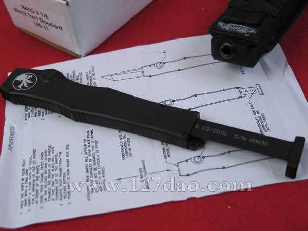 美国微技术MICROTECH  HALO-V-T2010版黑色T头