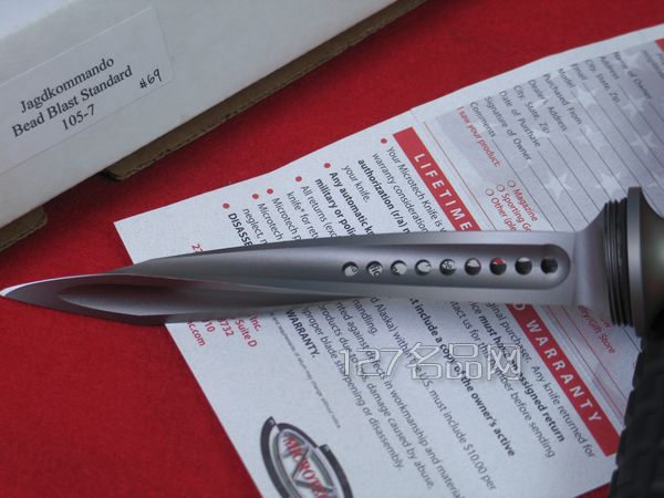微技术限量版特种部队专用一体刀105-7
