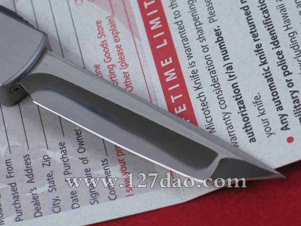 美国微技术MICROTECH 全钢柄剑标T头限量版2009-08