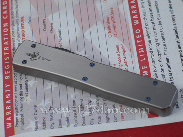 美国微技术MICROTECH 全钢柄剑标T头限量版2009-08