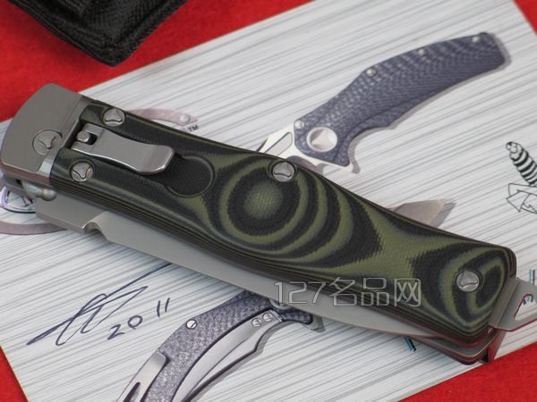 美国微技术MICROTECH  眼镜蛇米卡塔柄跳刀136