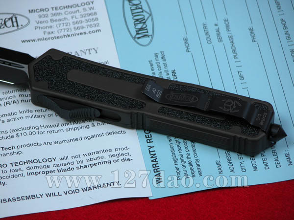 美国微技术MICROTECH  甲虫双锋直弹刀