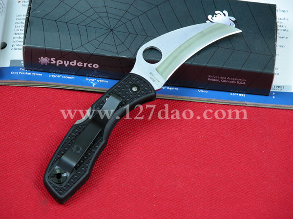 美国蜘蛛SPYDERCO   C106PBK  127名刀网