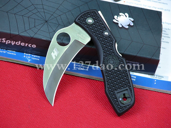 美国蜘蛛SPYDERCO   C106PBK  127名刀网