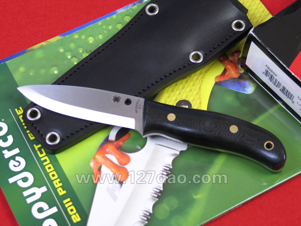 美国蜘蛛SPYDERCO  FB26GP一体直刀  127名刀网