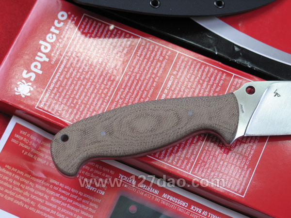 美国蜘蛛SPYDERCO 2代直刀FB05P2  127名刀网