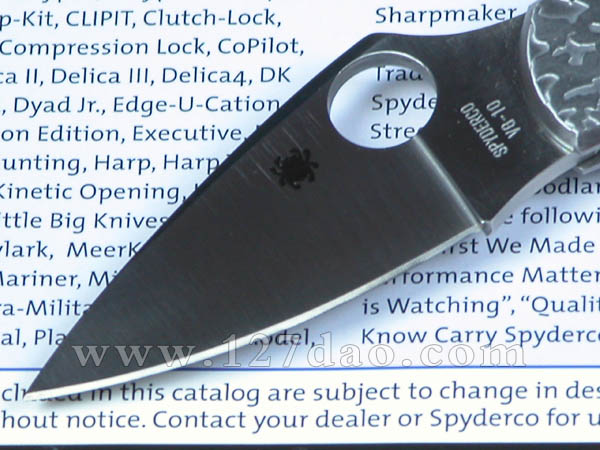 美国蜘蛛SPYDERCO  小蜻蜓C28PET   127名刀网