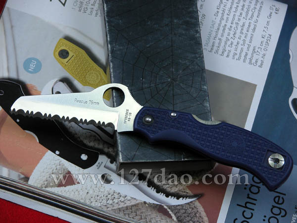 美国蜘蛛SPYDERCO  C14救援刀  127名刀网