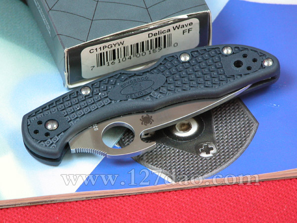 美国蜘蛛SPYDERCO  C11PGYW  127名刀网
