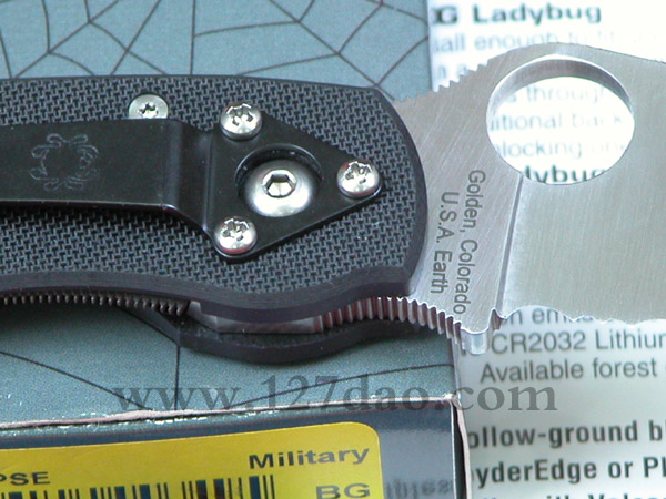 美国蜘蛛SPYDERCO  C36GPSE  127名刀网