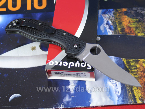 美国蜘蛛SPYDERCO  C90PBK全刃 127名刀网