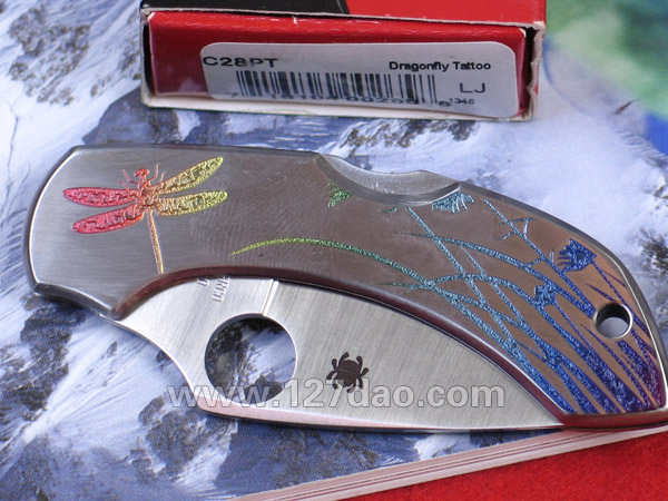 美国蜘蛛SPYDERCO C28PT小蜻蜓   127名刀网