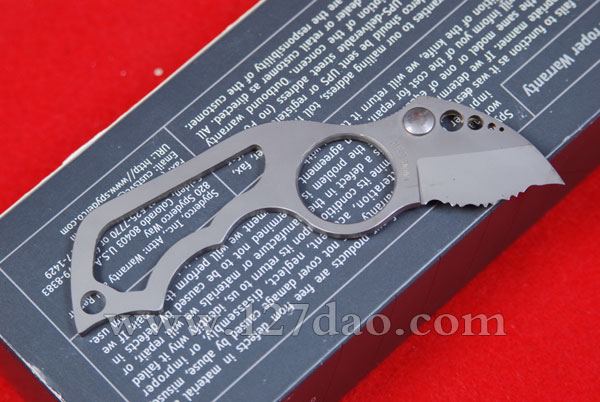 美国蜘蛛SPYDERCO  巴特防卫刀   127名刀网