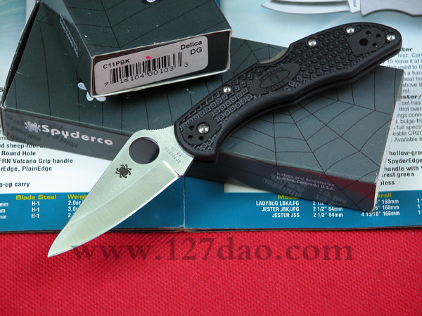 美国蜘蛛SPYDERCO  C11PBK  127名刀网