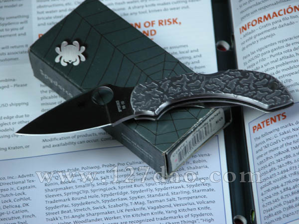 美国蜘蛛SPYDERCO  小蜻蜓C28PET   127名刀网