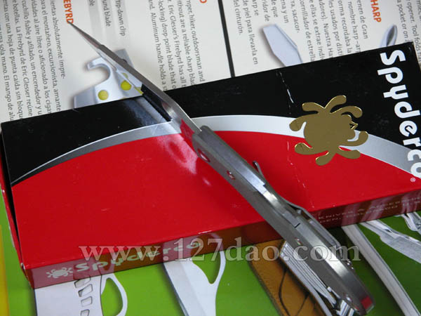 美国蜘蛛SPYDERCO  C51GPFG  127名刀网