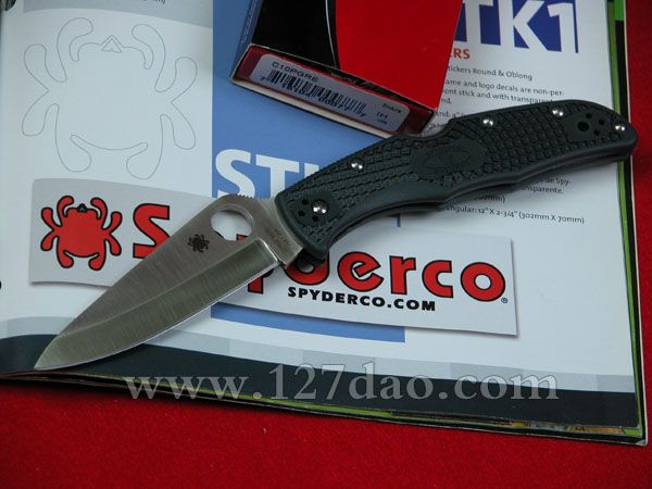 美国蜘蛛SPYDERCO  C10PGRE  127名刀网