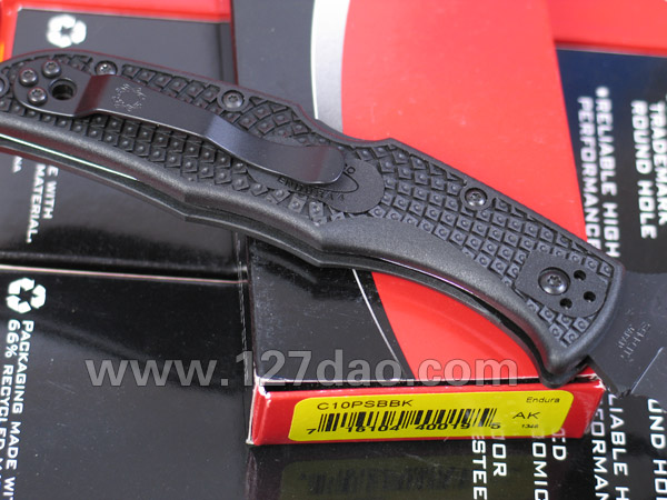美国蜘蛛SPYDERCO   C10PSBBK黑色   127名刀网
