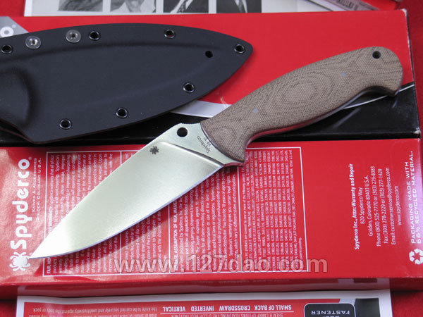 美国蜘蛛SPYDERCO 2代直刀FB05P2  127名刀网