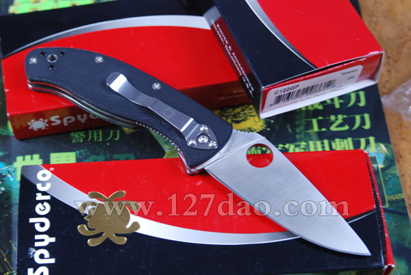 美国蜘蛛SPYDERCO   C122GP全刃折刀  127名刀网
