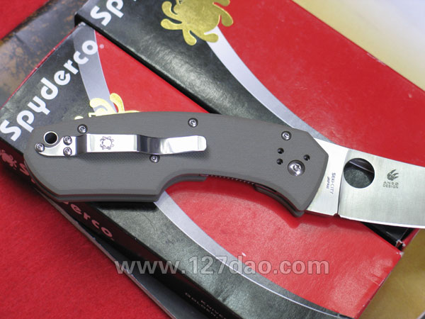 美国蜘蛛SPYDERCO  龙蝦折刀126GPFG   127名刀网