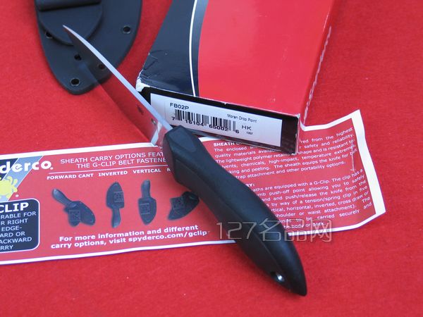 美国蜘蛛SPYDERCO FB02P  127名刀网