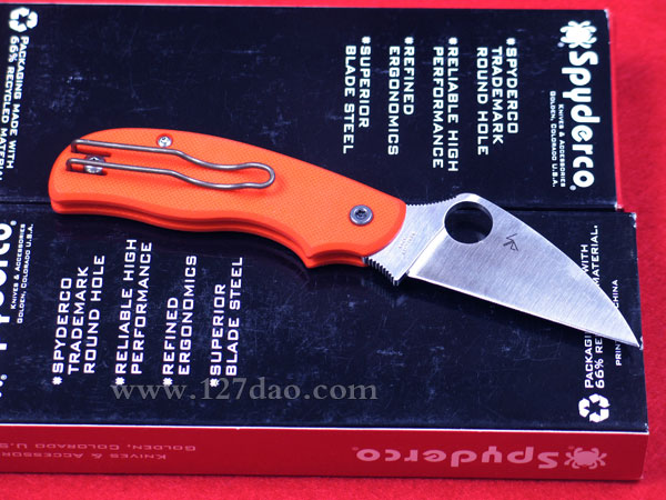 美国蜘蛛SPYDERCO   C127   127名刀网