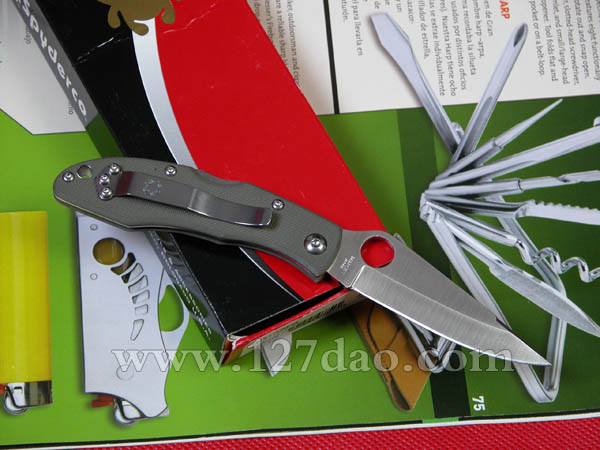 美国蜘蛛SPYDERCO  C51GPFG  127名刀网