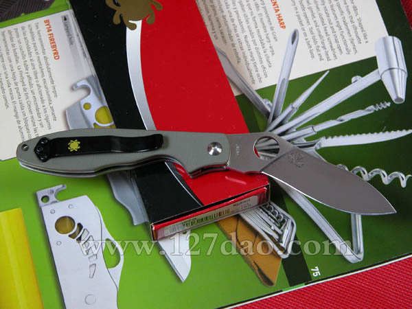 美国蜘蛛SPYDERCO  125GPFG  127名刀网