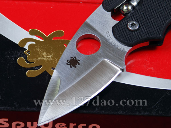 美国蜘蛛SPYDERCO  C98GP新款蝌蚪   127名刀网