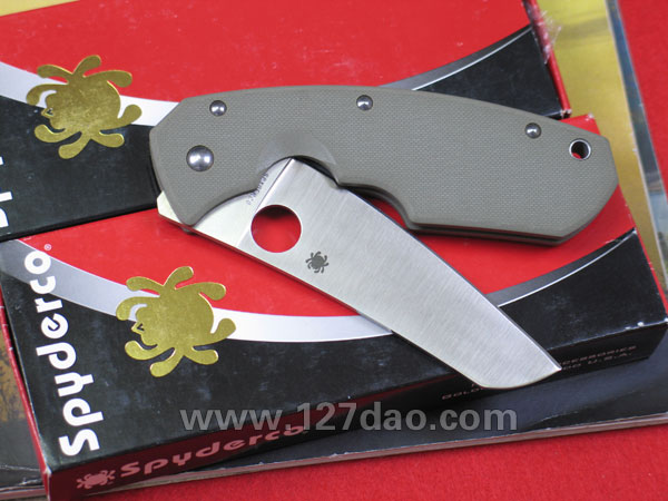 美国蜘蛛SPYDERCO  龙蝦折刀126GPFG   127名刀网