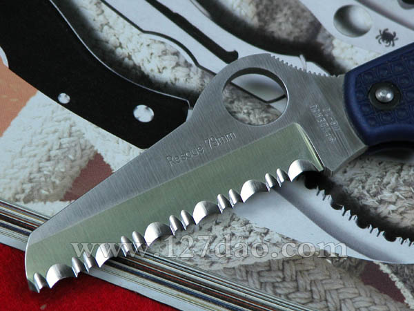美国蜘蛛SPYDERCO  C14救援刀  127名刀网