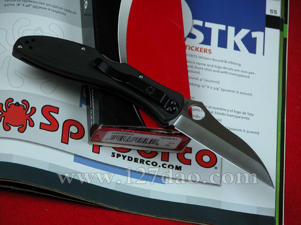 美国蜘蛛SPYDERCO   C66PBK4   127名刀网